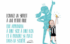 Campagne "Donnez un sifflet à une petite fille"
