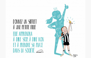 Campagne "Donnez un sifflet à une petite fille"
