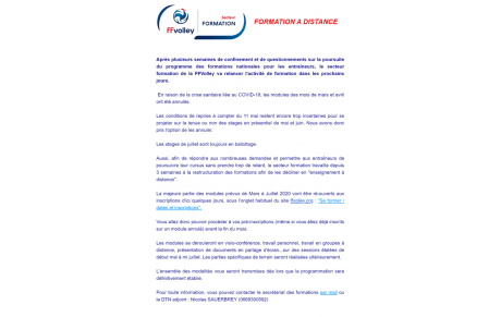 Formation à distance