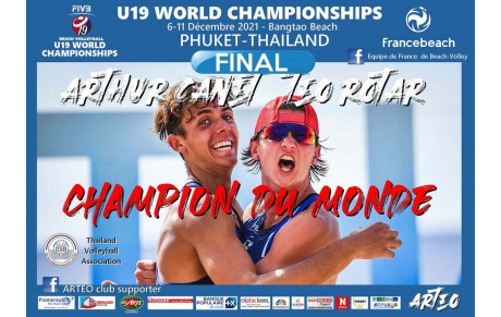Téo Rotar &amp; Arthur Canet Champion du Monde